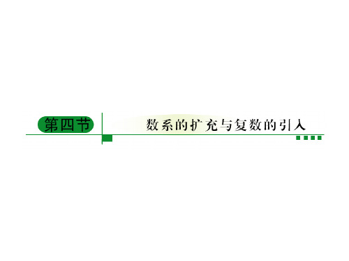 高中数学一轮复习课件：数系的扩充与复数的引入