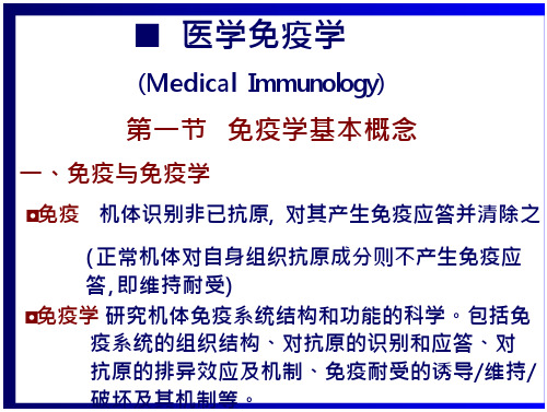 医学免疫学--免疫学基本概念-临时分类-文档在线