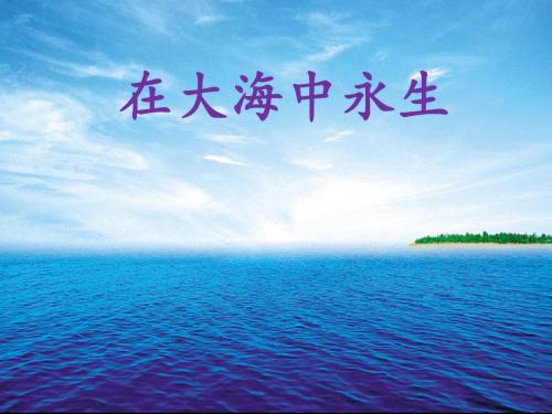 《在大海中永生》课件