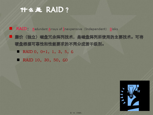 RAID技术分析及参数