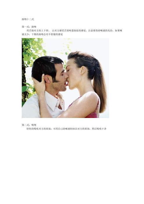 接吻十二式