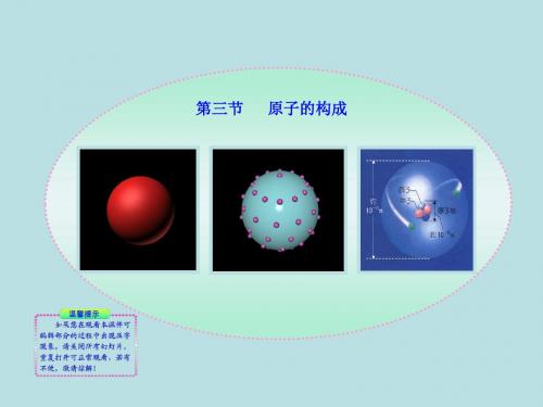 2016年八年级化学全册 3.1原子的构成课件 鲁教版五四制.ppt