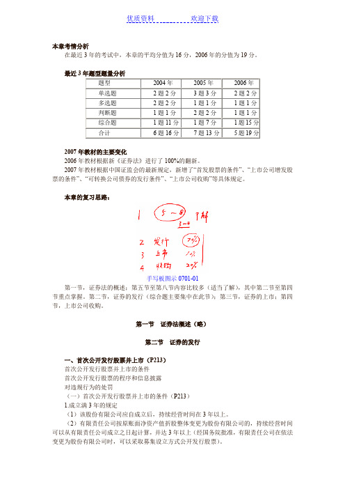 《证券法》读书笔记