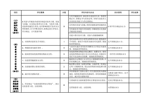 山东省综合医院评价标准实施细则样本