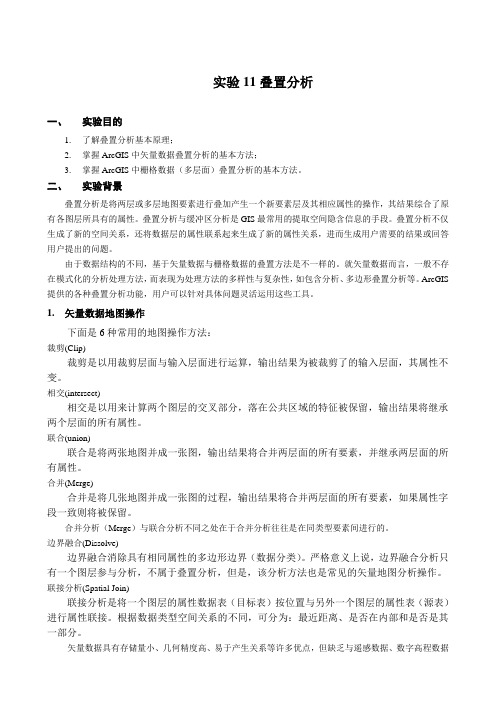 实验11叠置分析.doc