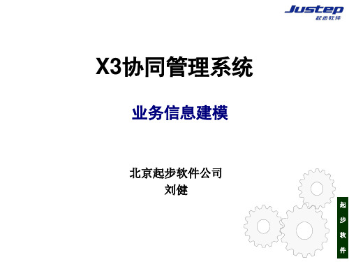 北京起步 X3培训讲义6-业务信息篇