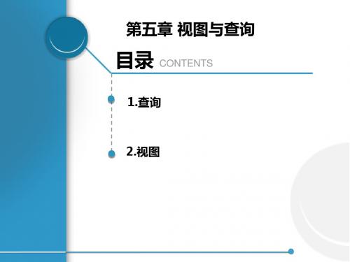 Visual FoxPro程序设计教程 (5)