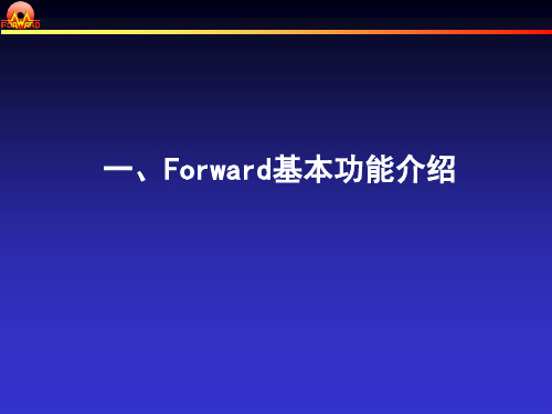 Forward_讲解_2013