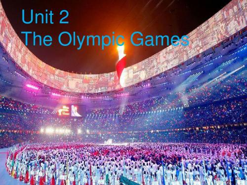人教版高中英语必修1 unit 2 olympic games 阅读课件(23张ppt)