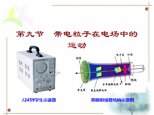 人教版 物理选修3-1 第一章第九节 带电粒子在电场中的运动E-motion