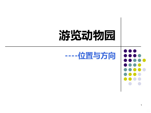 游览动物园  位置与方向PPT课件