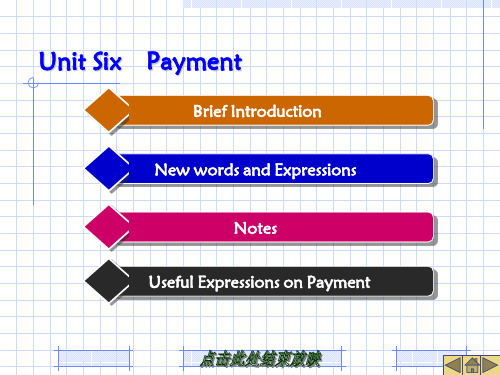 高职财经外贸函电课件UnitSixPayment