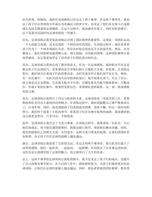 教师足球训练感言