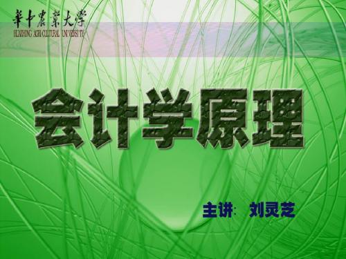 《会计学原理》第五章经济业务分析：筹资与财务成果