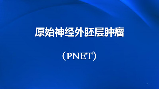 原始神经外胚层肿瘤PPT演示课件