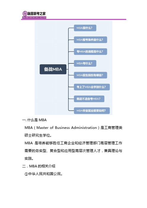 【收藏贴】：mba是什么相关介绍