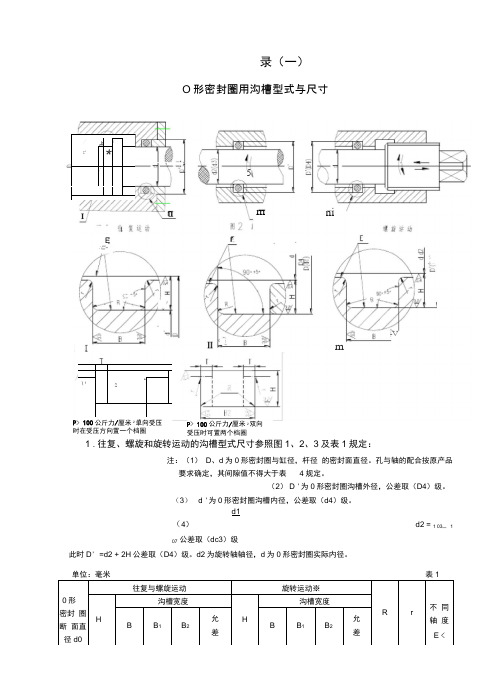 GB1235-76O型圈沟槽