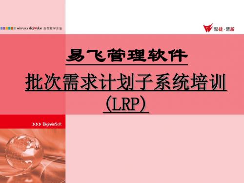 LRP培训知识(ppt62张)