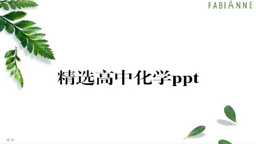 鲁科版高中化学必修一课件元素与物质的分类3.ppt