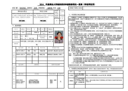 单位(章)电学院现职称讲师申报职称副教授方式