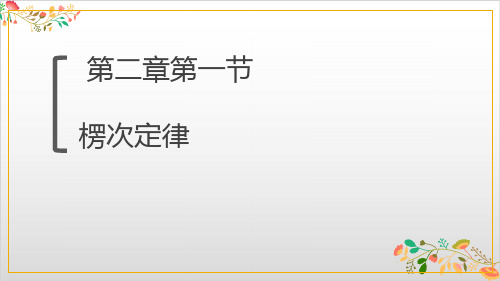 人教版高二物理选择性必修二第二章 《楞次定律》共32张ppt