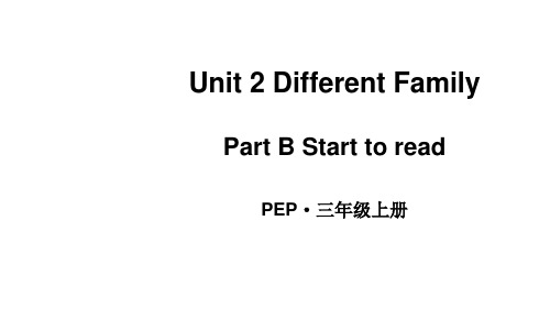 小学英语新人教版PEP三年级上册Unit 2第4课时教学课件(2024秋)