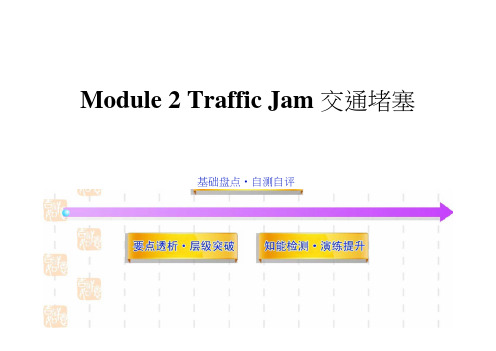 高一英语单元复习配套课件：Module2TrafficJam(外研必修4)