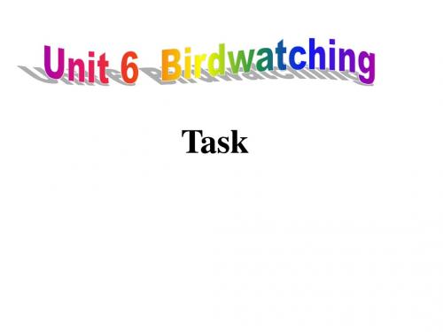 牛津译林版八年级英语上册课件：Unit6 Task