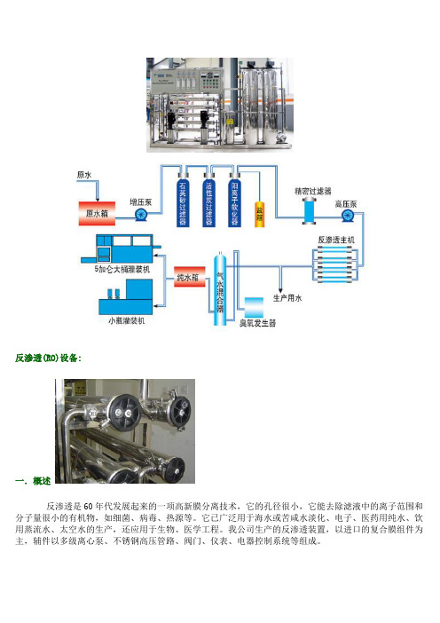 反渗透纯水设备(DTRO)