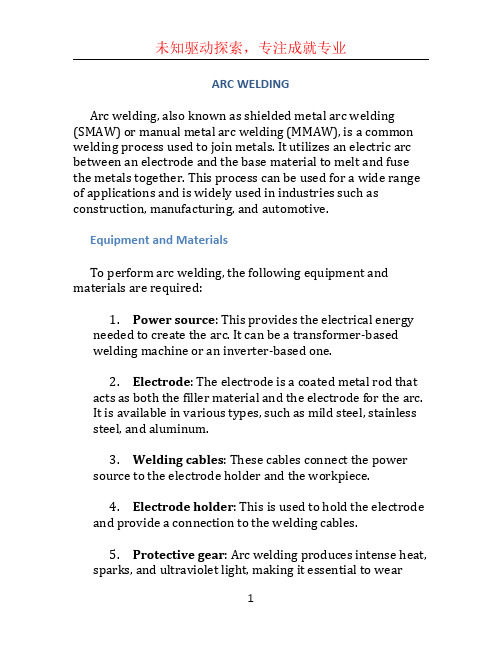 arc welding