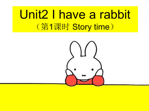 牛津译林版二年级英语上册Unit2 I have a rabbit第一课时Story time优课件