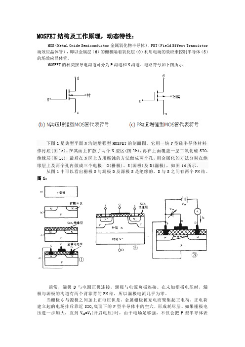 MOSFET结构及工作原理,动态特性