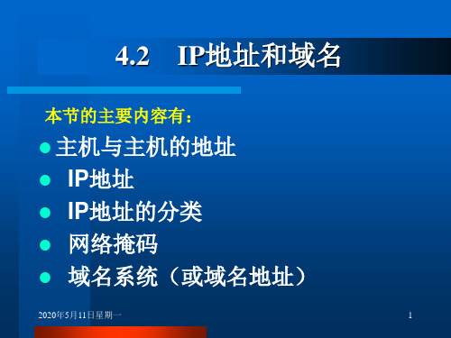 IP地址和域名(计算机网络知识十大经典课件)解析