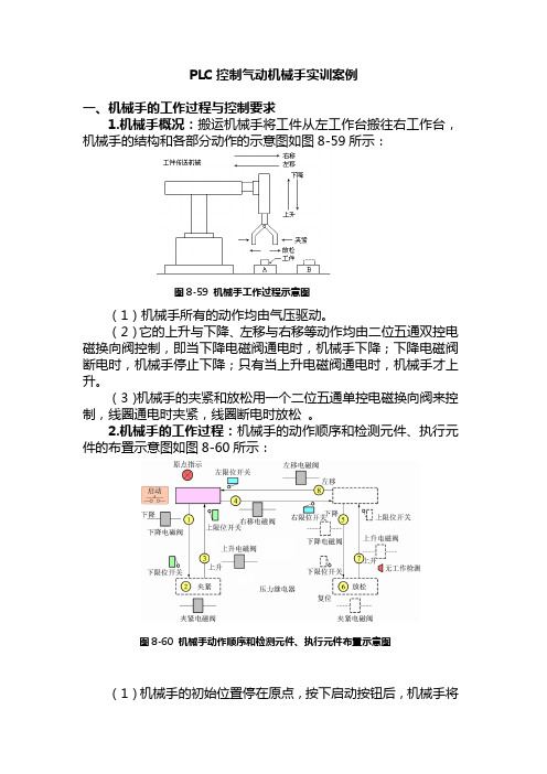 11.PLC控制气动机械手实训案例