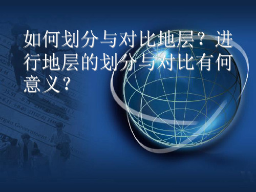 如何划分与对比地层？进行地层的划分与对比有何意义？