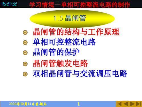 晶闸管的结构与工作原理