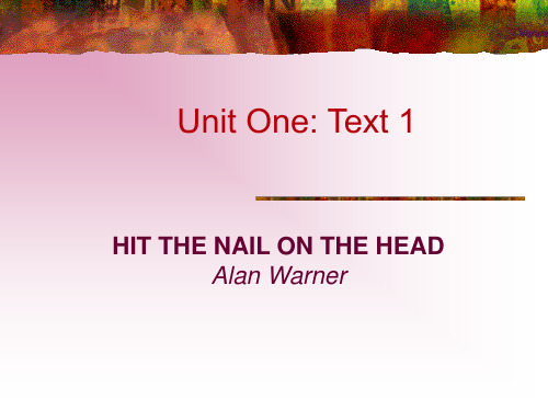 HIT_THE_NAIL_ON_THE_HEAD