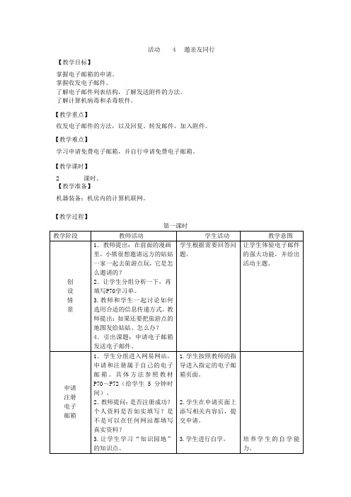 活动4 邀亲友同行