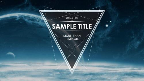 璀璨星空大气年终总结汇报幻灯片PPT模板