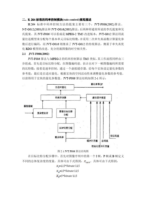 h.264码流控制规范