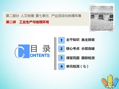 2019版高考地理一轮复习7.2工业生产与地理环境课件鲁教版