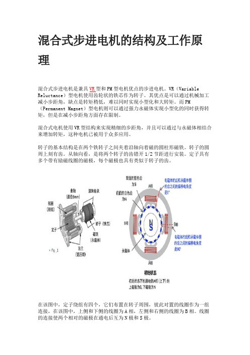 混合式步进电机的结构及工作原理