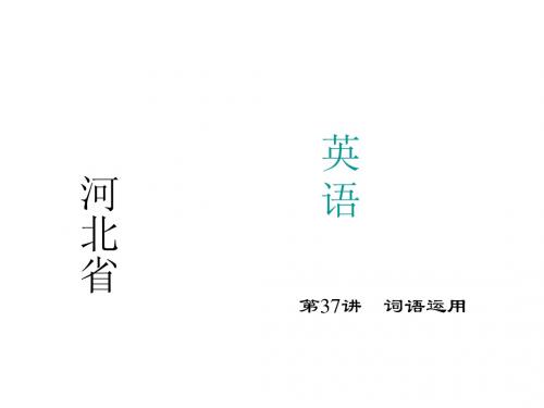 第37讲 词语运用