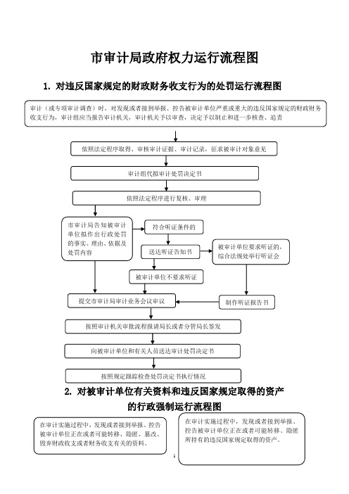 某市审计局政府权力运行流程图