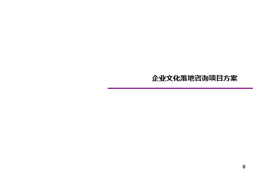 光大银行企业文化项目建议书