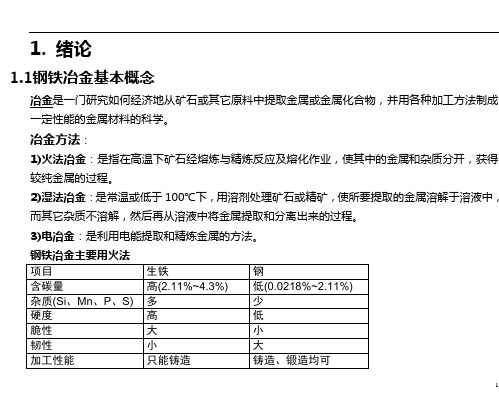 冶金概论