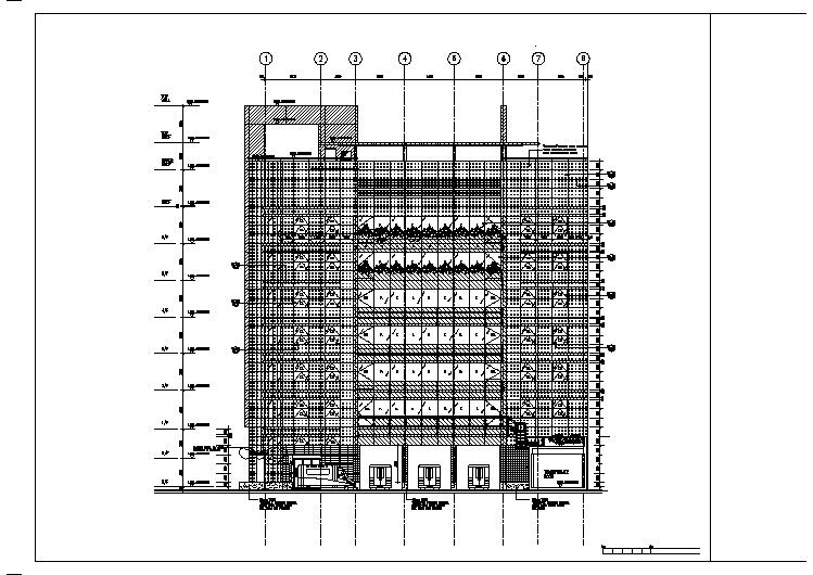 一整套医院传染病大楼建筑方案cad平面施工图