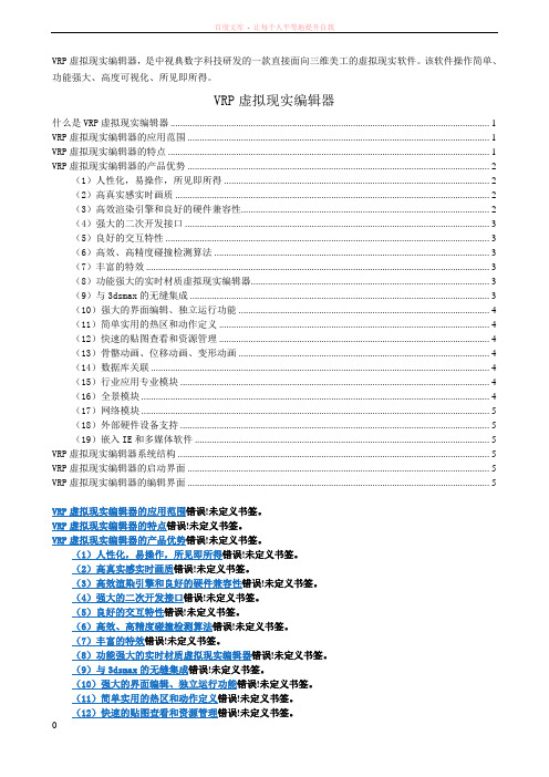 VRP虚拟现实编辑器 (1)