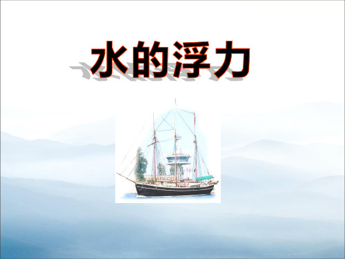 《水的浮力》PPT课件【优秀课件PPT】