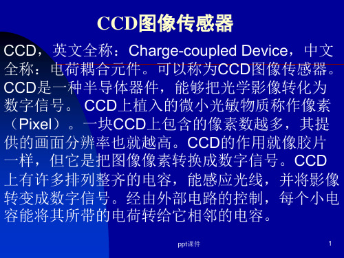 CCD传感器教程  ppt课件